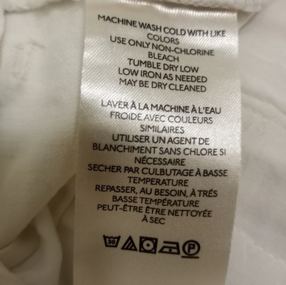 Maeve by Anthropologie Ivory High-Rise Wide-Leg Pleated Pants Size 12 - Picture 6 of 15